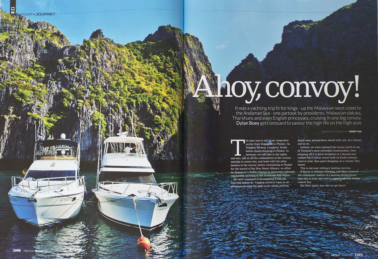 PRESTIGE-Yacht-Magazine Editorial | MINDY TAN PHOTOGRAPHY Singapore Lifestyle Travel Portrait Documentary Photographer Writer